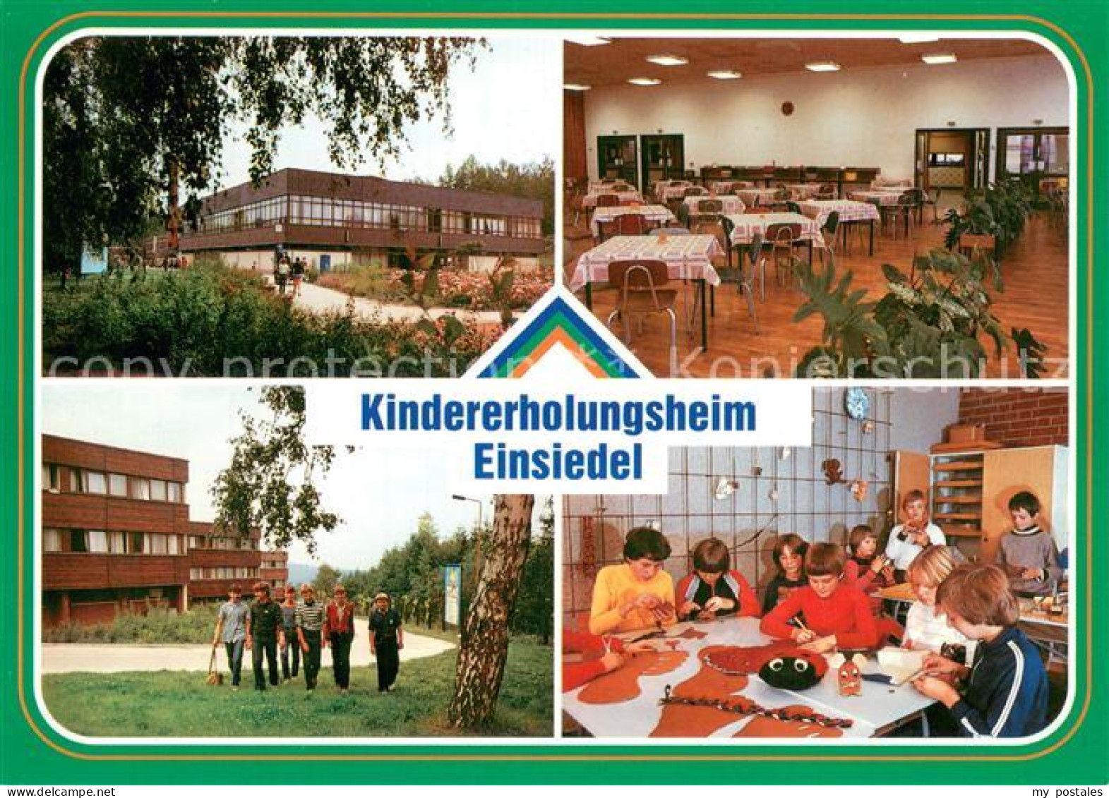 73742428 Einsiedel Bad Seiffen Erzgebirge Kindererholungsheim Speisesaal Park Ba - Seiffen