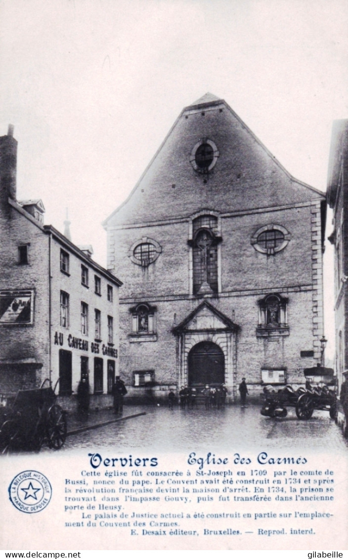 Liege - VERVIERS - Eglise Des Carmes - Verviers