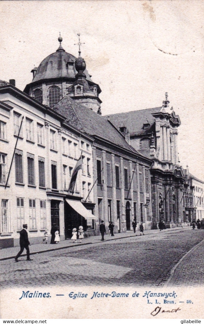 MALINES - MECHELEN -   L'eglise Notre Dame D'Hanswyck - Malines