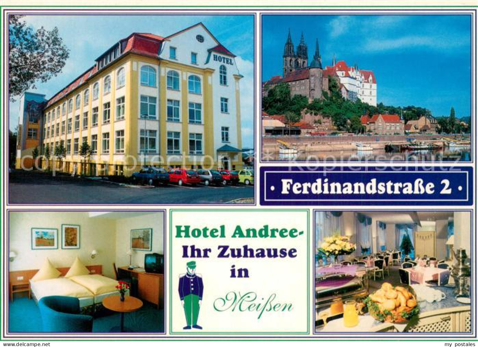73742415 Meissen Elbe Sachsen Hotel Andree Gaestezimmer Speisesaal Schloss Meiss - Meissen