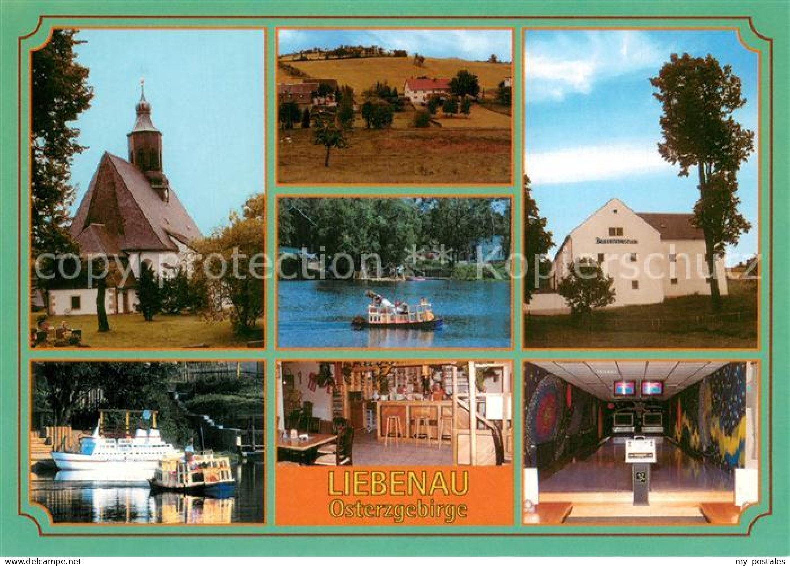 73742406 Liebenau Erzgebirge Bauernmuseum Dorfkirche Auf Hoher See Minibootfahrt - Geising