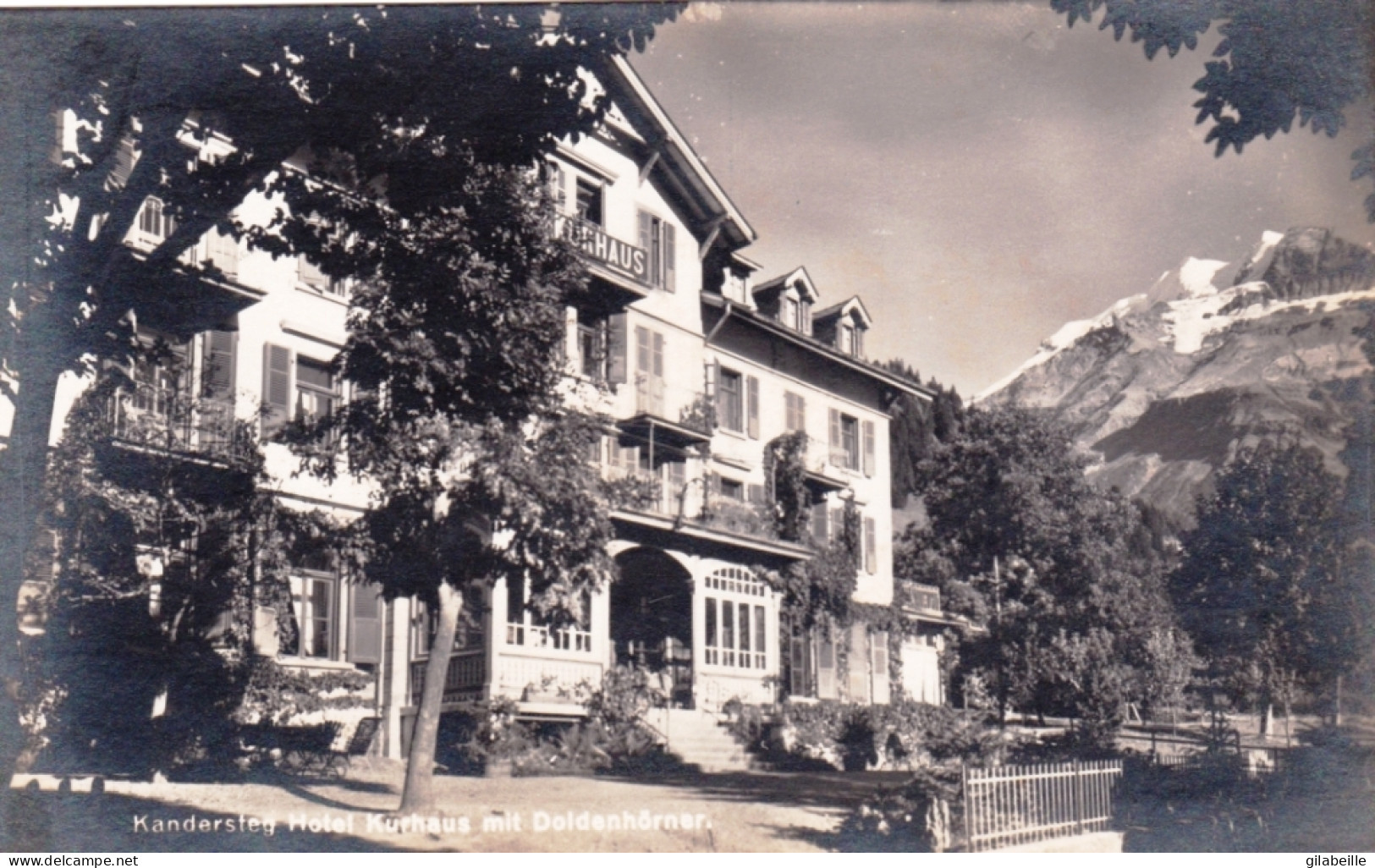 Bern - KANDERSTEG Hotel Kurhaus Mit Doldenhorner - Altri & Non Classificati
