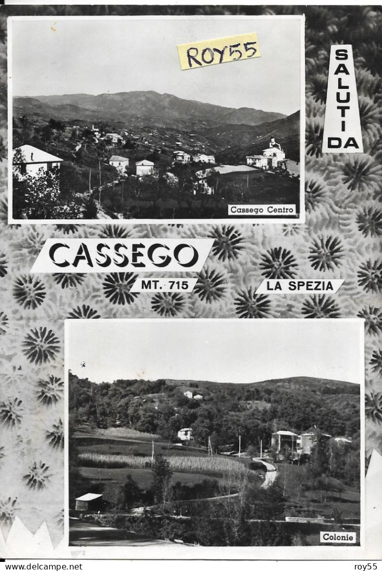Liguria-la Spezia-cassego Frazione Di Varese Ligure Vedute Vedutine Cassego Saluti Da Cassego Anni 60 - Otros & Sin Clasificación