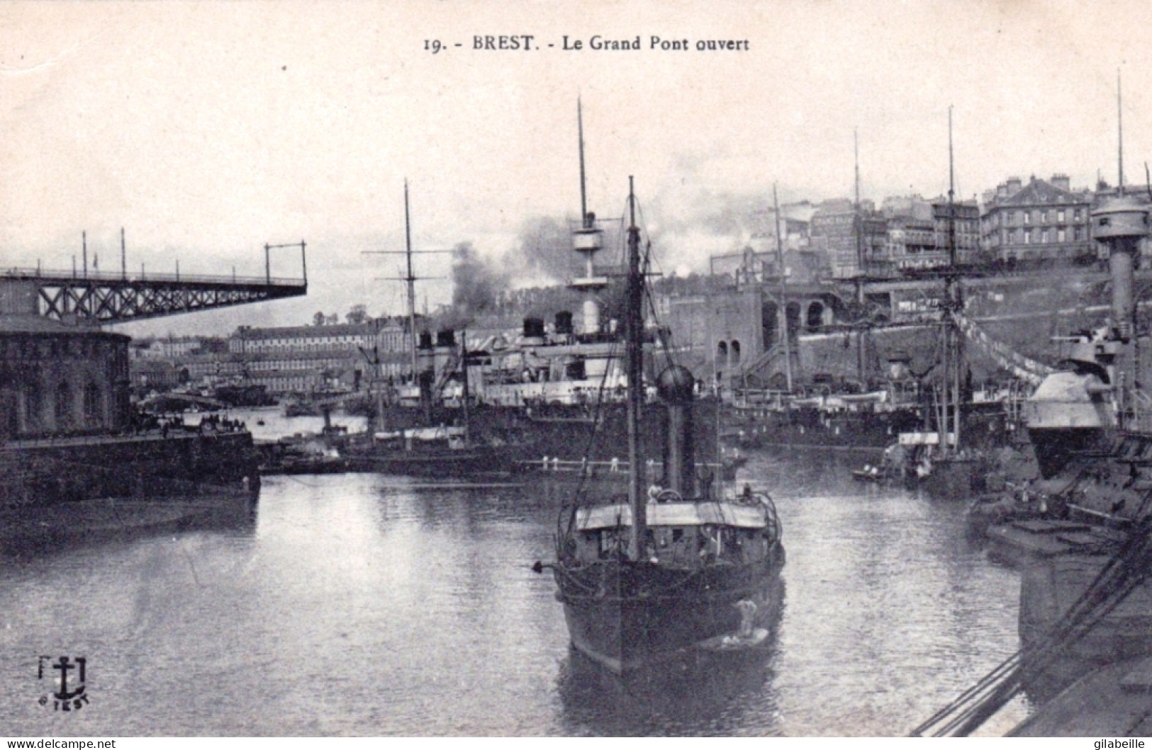 29 - Finistere - BREST - Le Grand Pont Ouvert - Brest