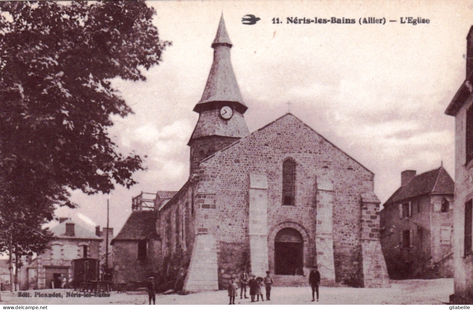 03 - Allier - NERIS Les BAINS - L'église - Neris Les Bains