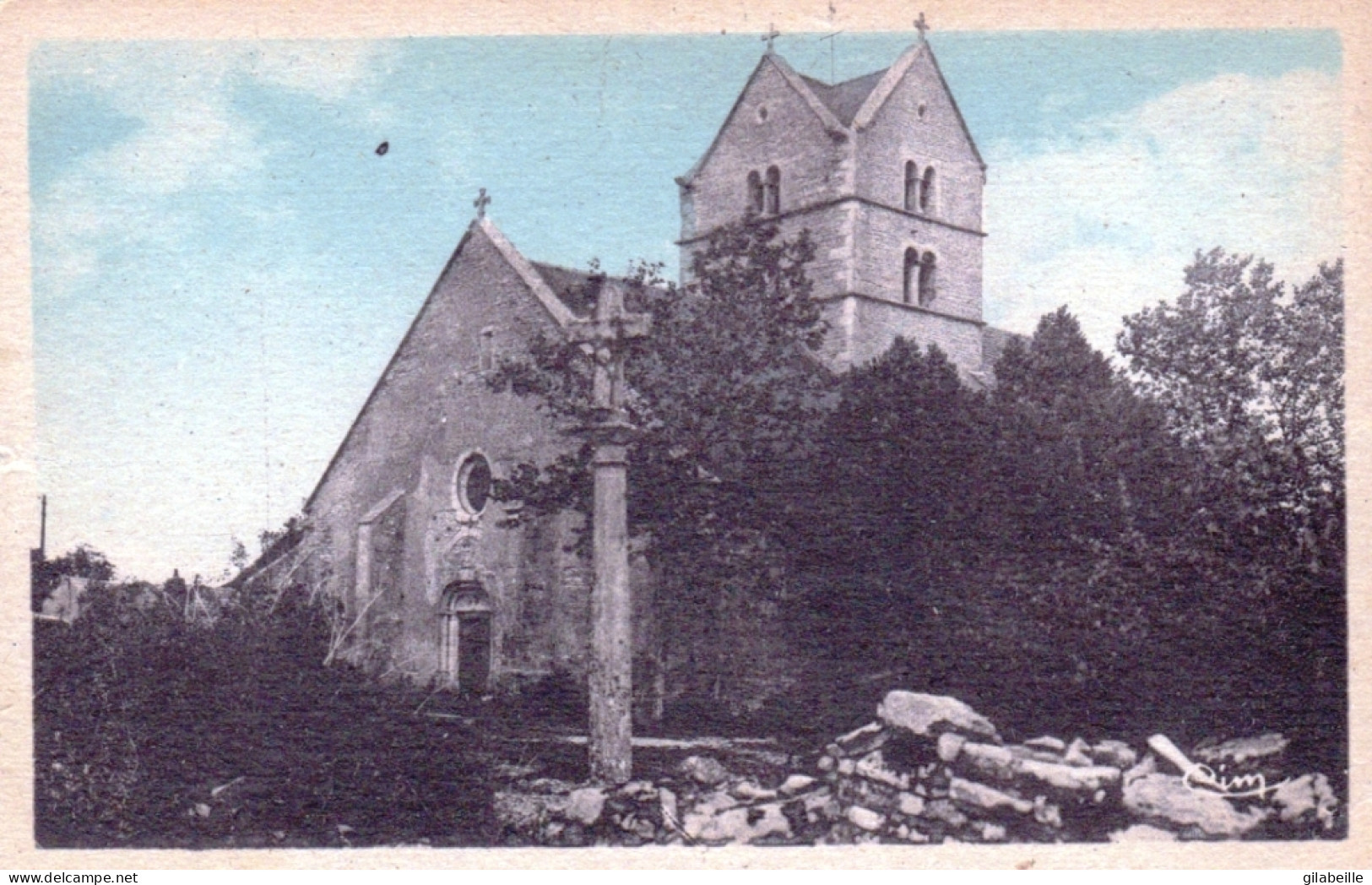 71 - Saone Et Loire - LE BOURGNEUF VAL D'OR  ( Mercurey ) - église De Touches - Other & Unclassified