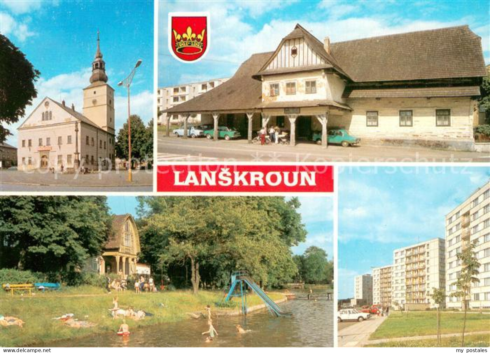 73742354 Lanskroun CZ Renesancni Radnice Hostinec Krcma Lidova Architektura Koup - Tschechische Republik