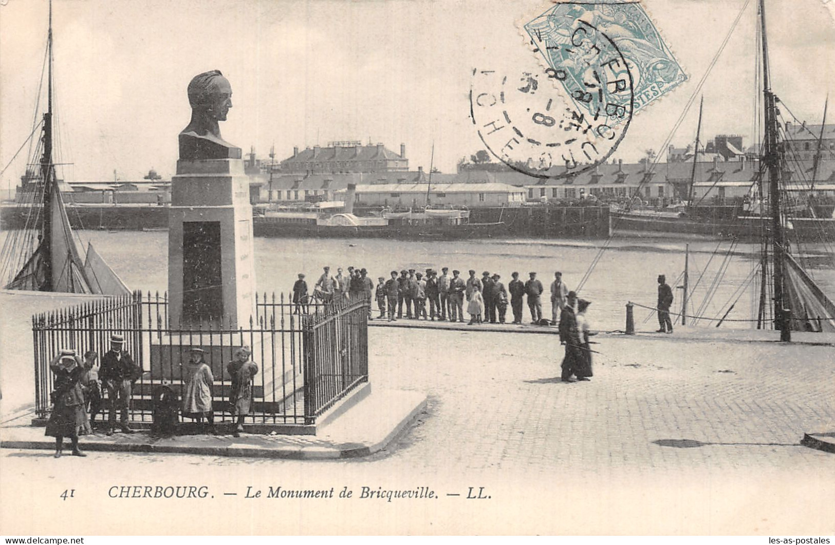 50 CHERBOURG LE MONUMENT DE BRICQUEVILLE - Cherbourg