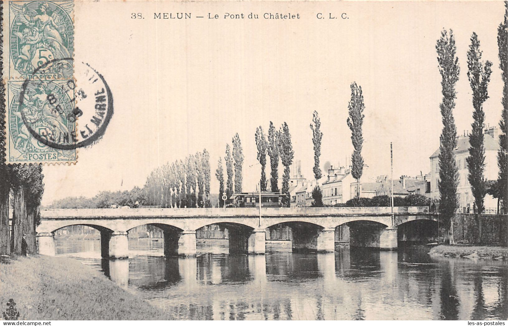 77 MELUN LE PONT DU CHATELET - Melun