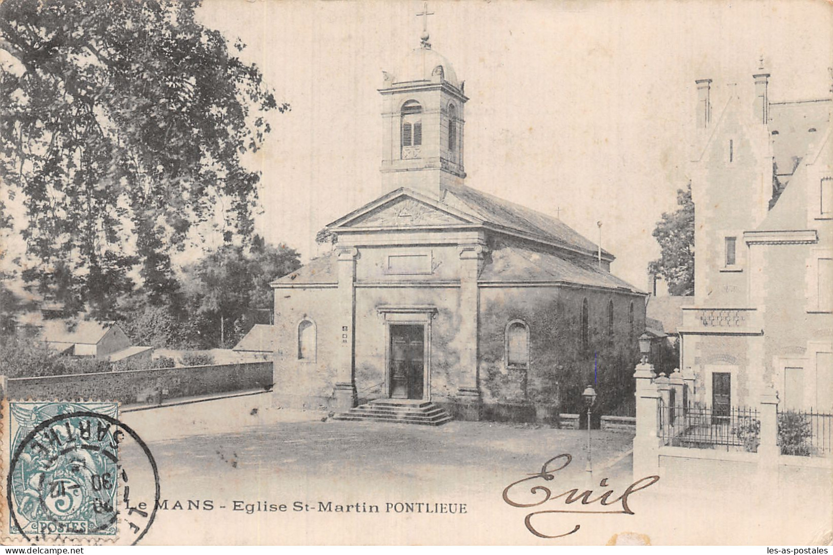 72 LE MANS L EGLISE ST MARTIN PONTLIEUE - Le Mans