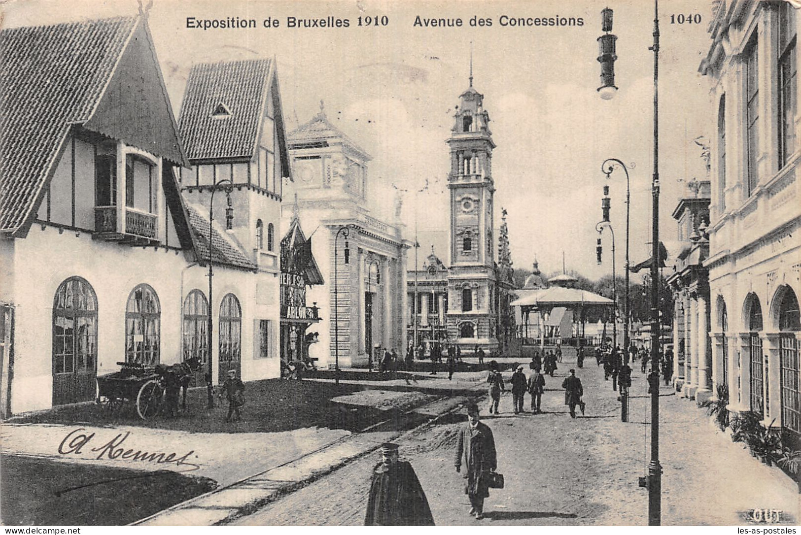 Belgique BRUXELLES EXPOSITION AVENUE DES CONCESSIONS - Universal Exhibitions