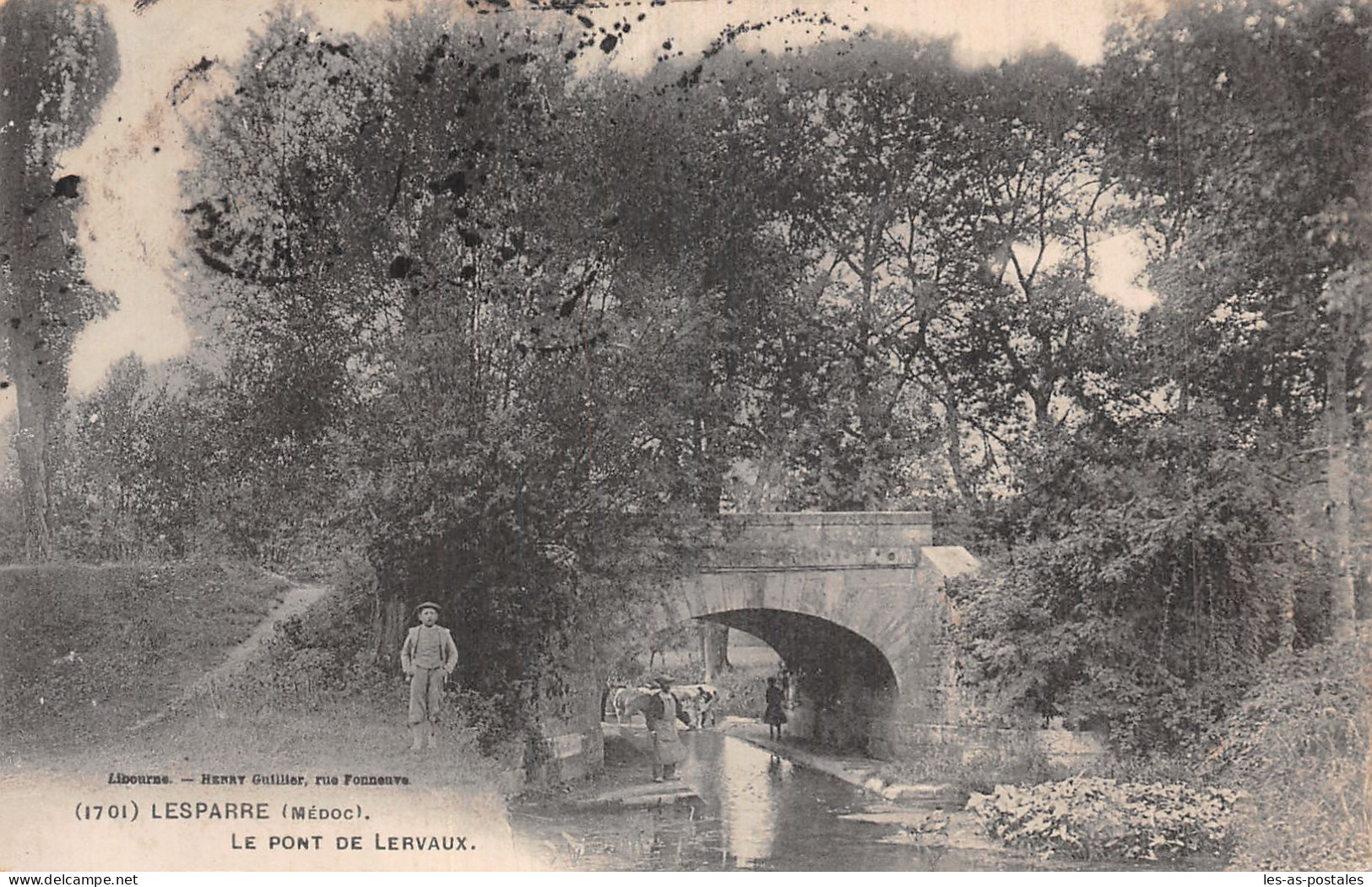 33 LESPARRE LE PONT DE LERVAUX - Lesparre Medoc