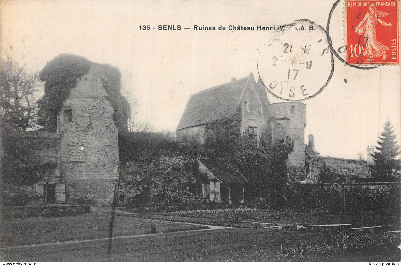 60 SENLIS RUINES DU CHÂTEAU D HENRI IV - Senlis