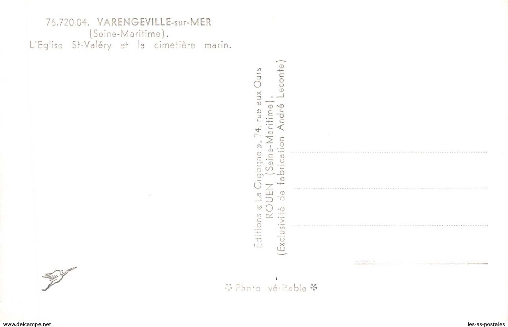 76 VARENGEVILLE SUR MER L EGLISE ST VALERY - Varengeville Sur Mer