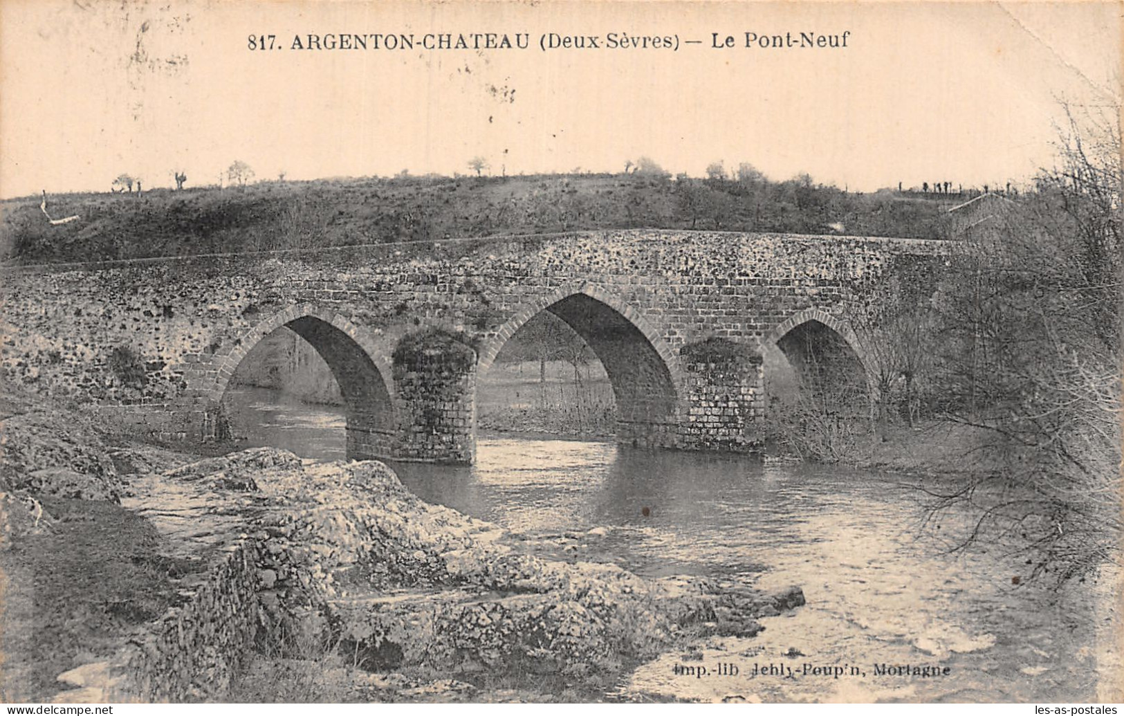 79 ARGENTON CHÂTEAU LE PONT NEUF - Argenton Chateau