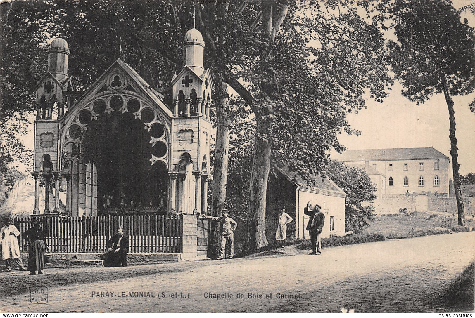 71 PARAY LE MONIAL CHAPELLE DE BOIS ET CARMEL - Paray Le Monial