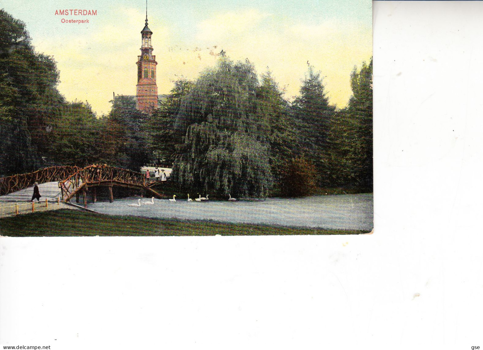 PAESI BASSI  1907 - Amsterdam -  Oosterpark - Amsterdam