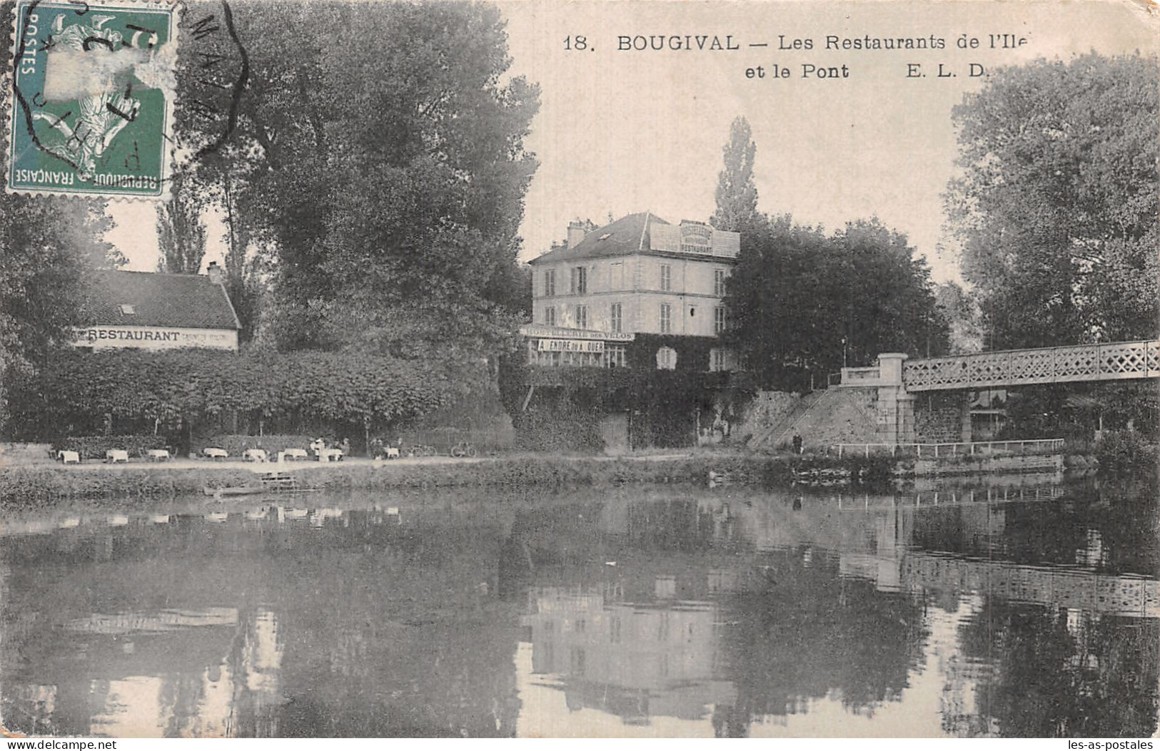 78 BOUGIVAL LES RESTAURANTS DE L ILE - Bougival
