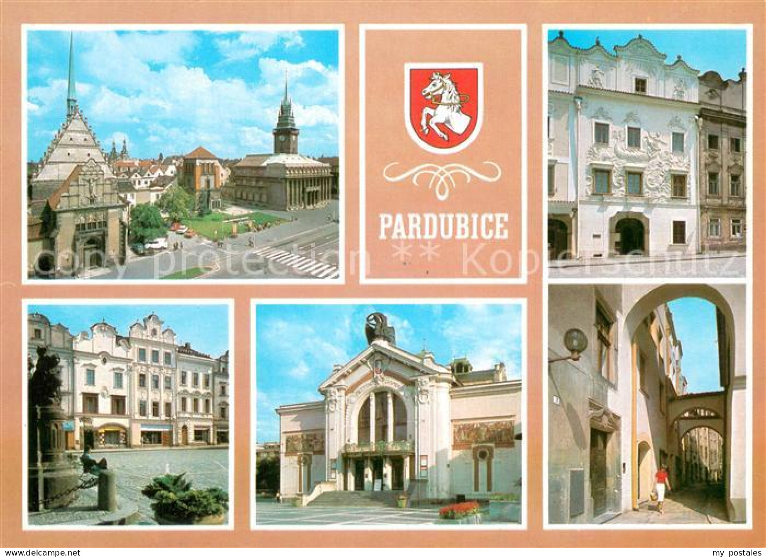 73742306 Pardubice Pardubitz CZ Namesti Osvobozeni Dum U Jonase Pernstejnske Nam - Tschechische Republik