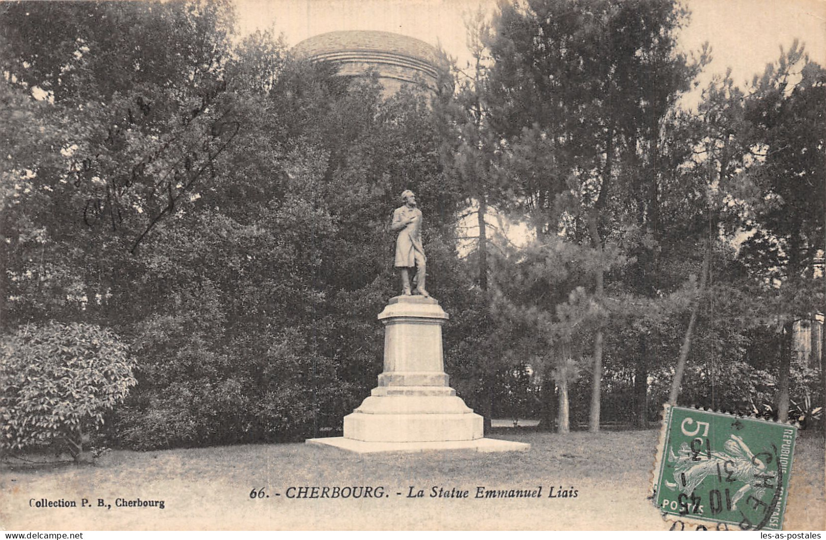 50 CHERBOURG STATUE EMMANUEL LIAIS - Cherbourg