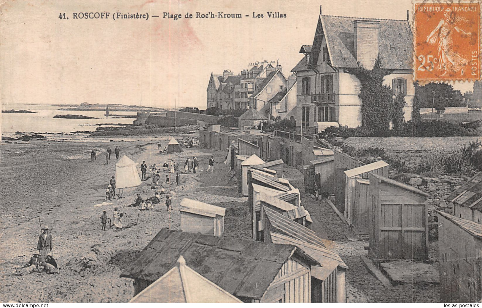 29 ROSCOFF LA PLAGE DE ROC H KROUM - Roscoff