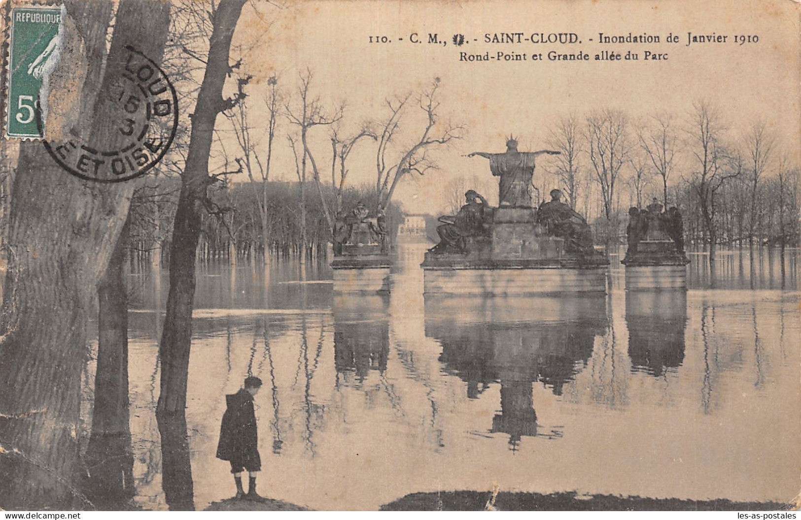 92 SAINT CLOUD INONDATION DE JANVIER 1910 - Saint Cloud