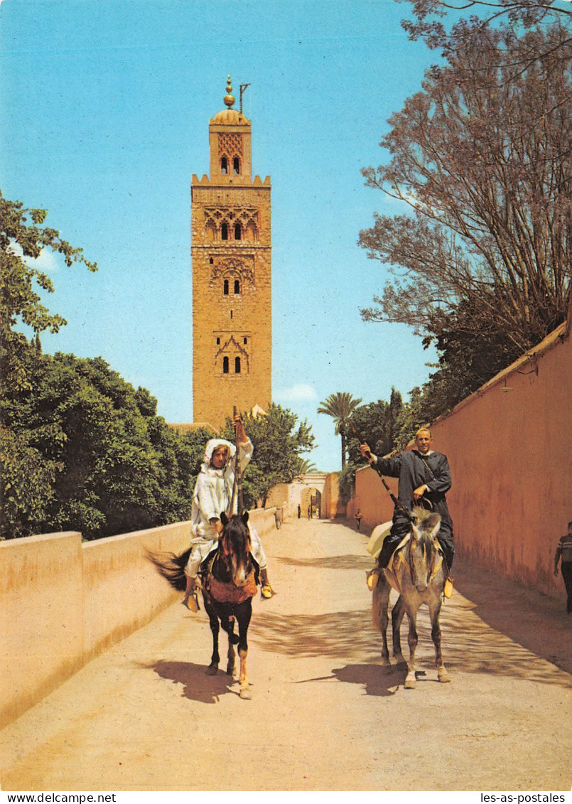 MAROC MARRAKECH LA KOUTOUBIA - Marrakesh