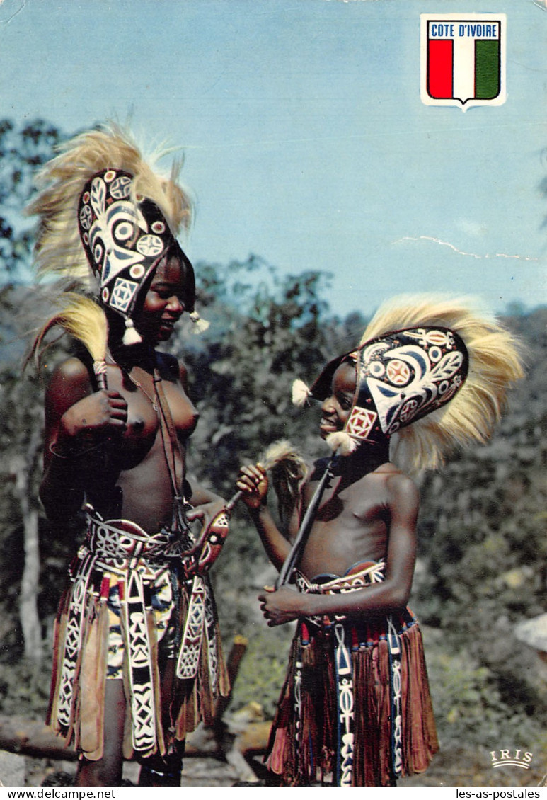 COTE D IVOIRE DANSEUSES DE MAN - Elfenbeinküste