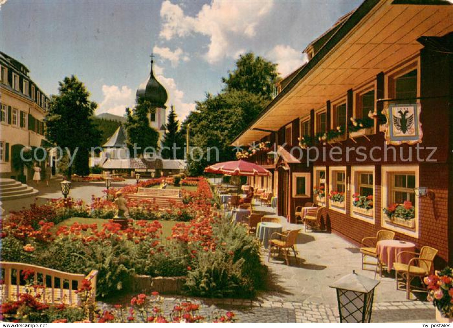 73742215 Hinterzarten Dorfpartie Mit Kirche Hinterzarten - Hinterzarten