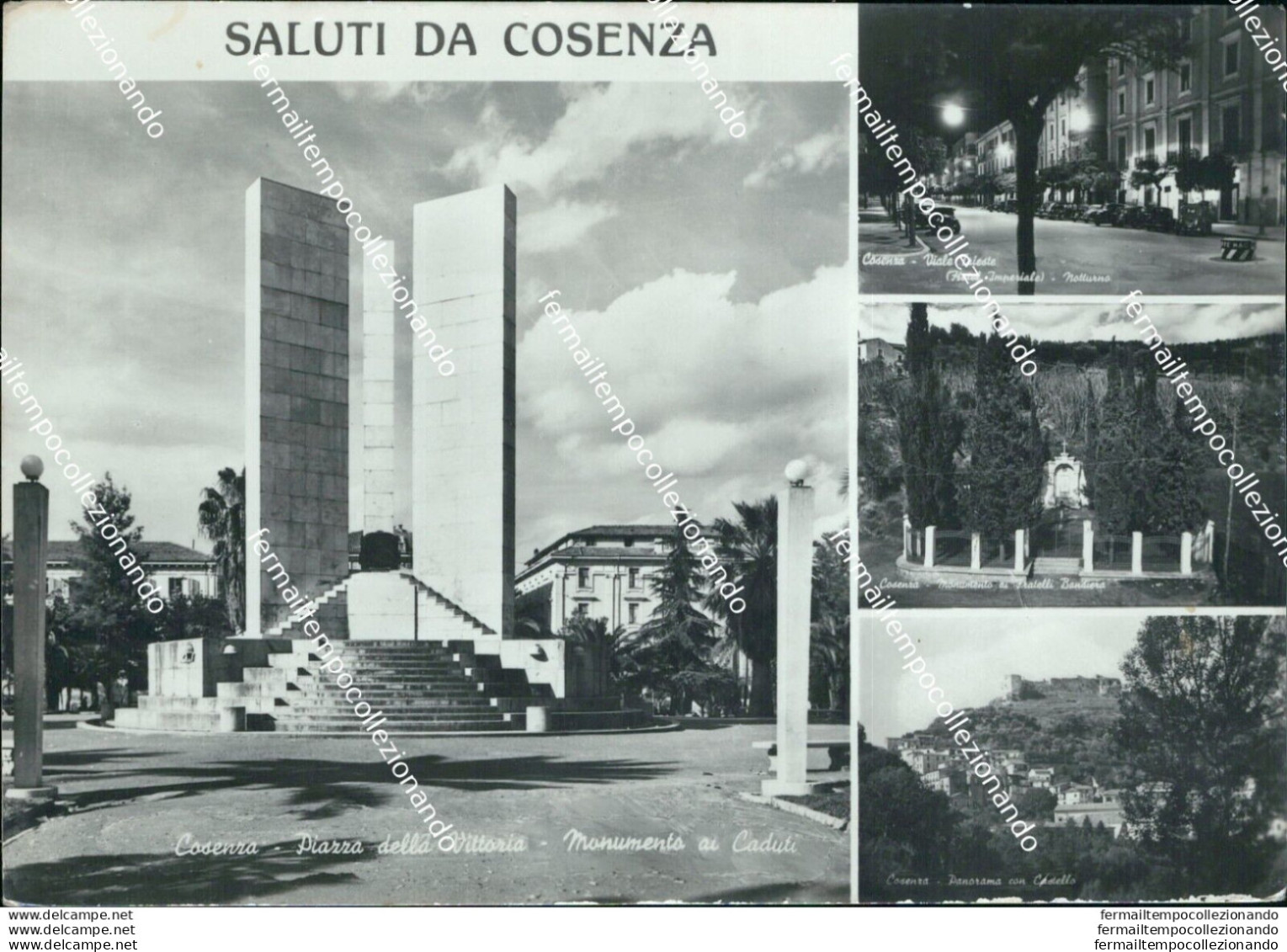 S792 Cartolina Saluti Da Cosenza Citta' - Cosenza