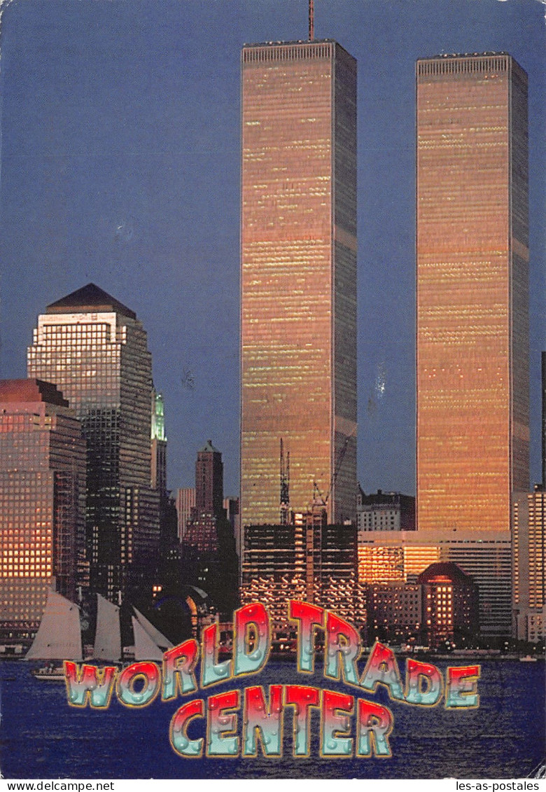 USA NEW YORK THE TWIN TOWERS - Andere & Zonder Classificatie