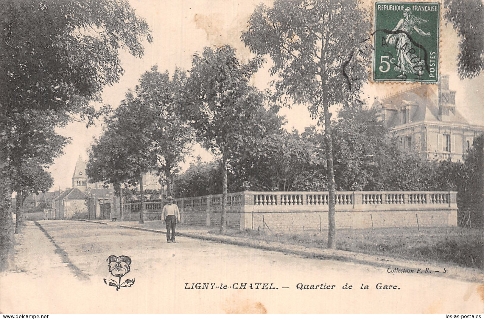 89 LIGNY LE CHATEL QUARTIER DE LA GARE - Ligny Le Chatel