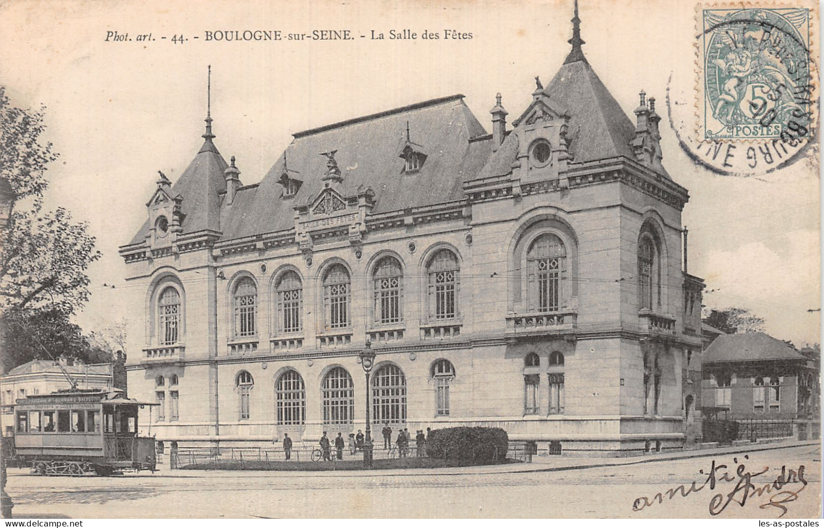 92 BOULOGNE SUR SEINE LA SALLE DES FETES - Boulogne Billancourt