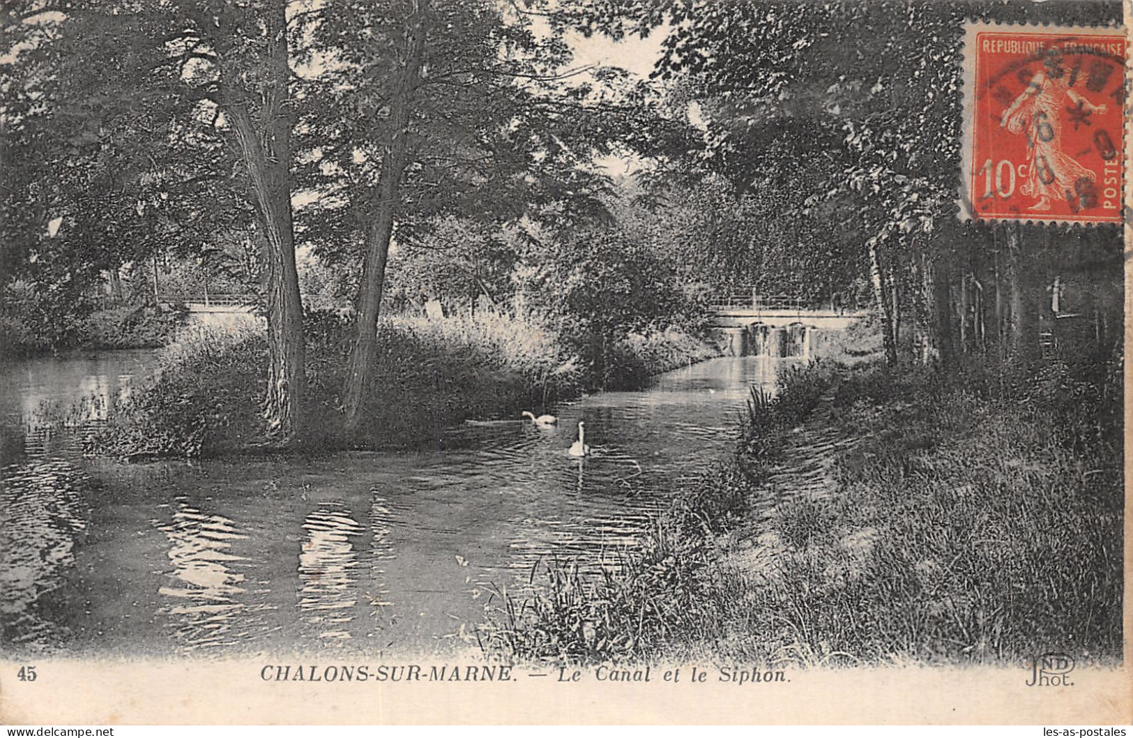 51 CHALONS SUR MARNE LE CANAL ET LE SIPHON - Châlons-sur-Marne