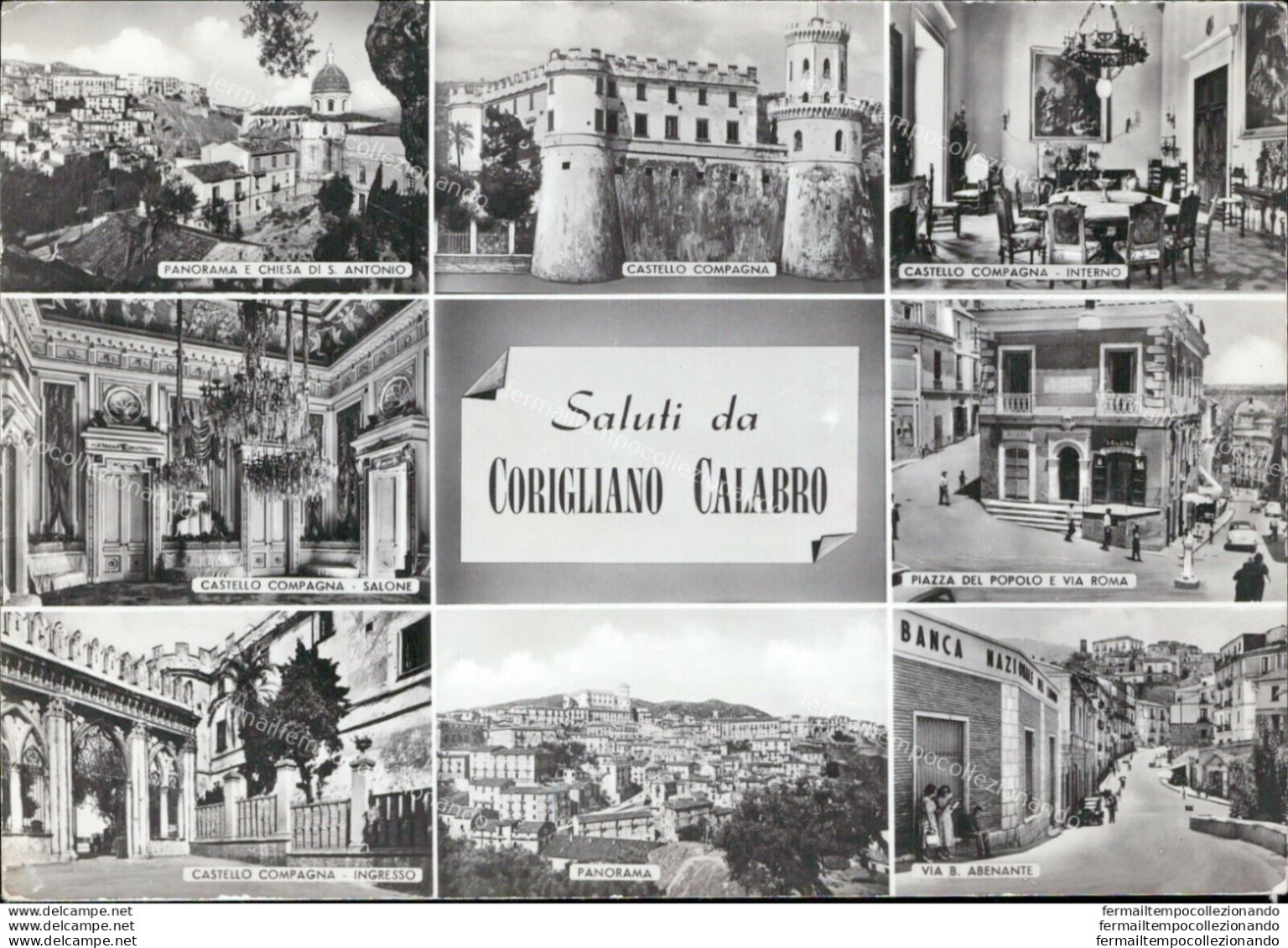 Al248 Cartolina Saluti Da Corigliano Calabro Provincia Di Cosenza - Cosenza