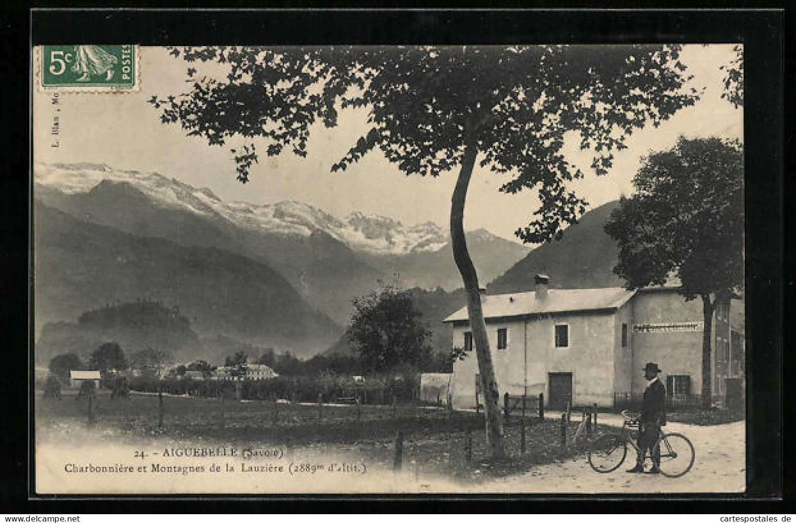 CPA Aiguebelle, Charbonnière Et Montagnes De La Lauzière  - Aiguebelle