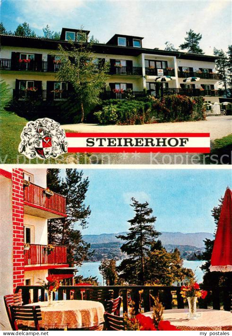 73742163 Krumpendorf Woerthersee Pension Steirerhof Terrasse Krumpendorf Woerthe - Sonstige & Ohne Zuordnung