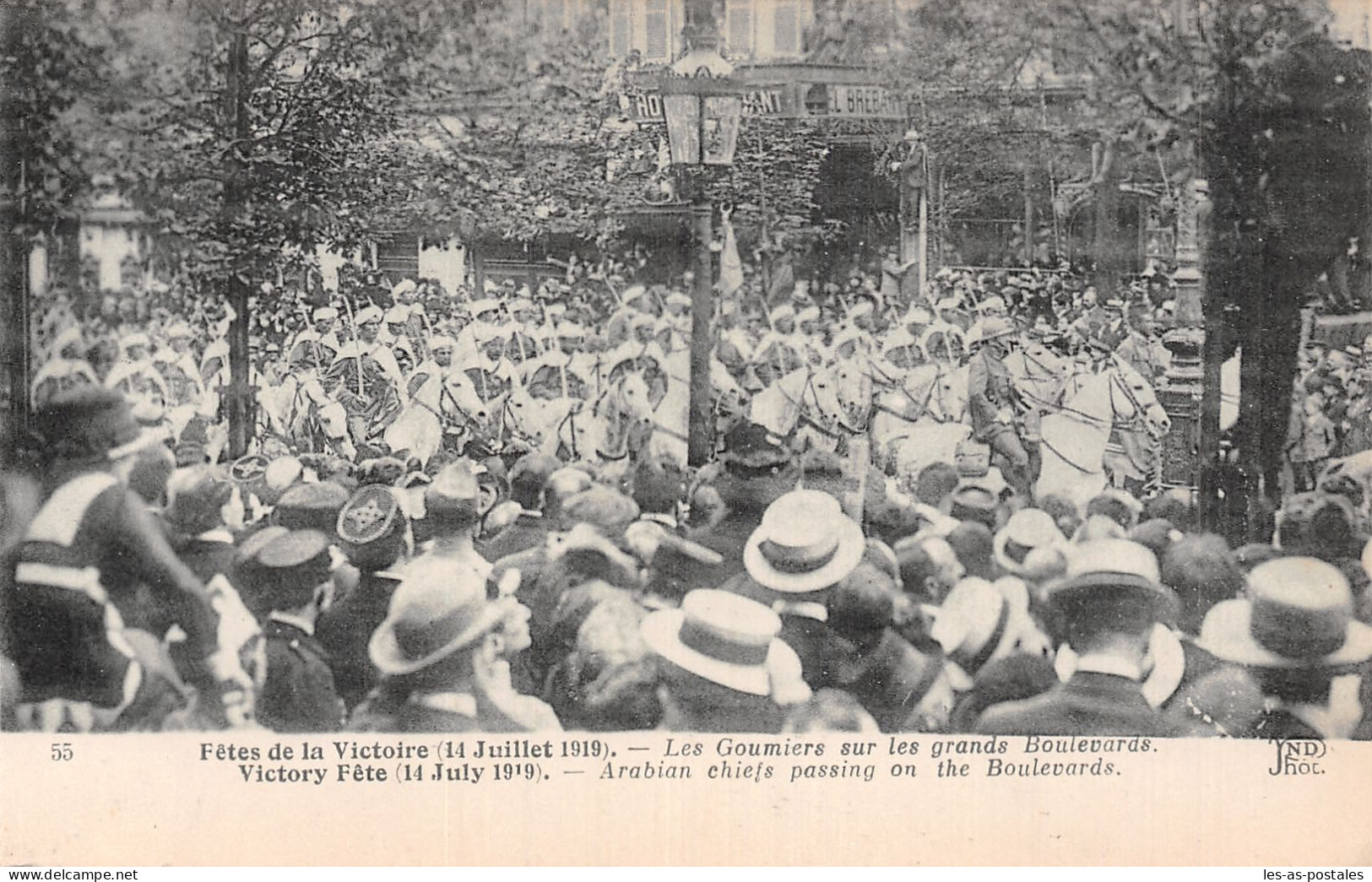 75 PARIS FETE DE LA VICTOIRE 1914 MILITARIA - Arc De Triomphe