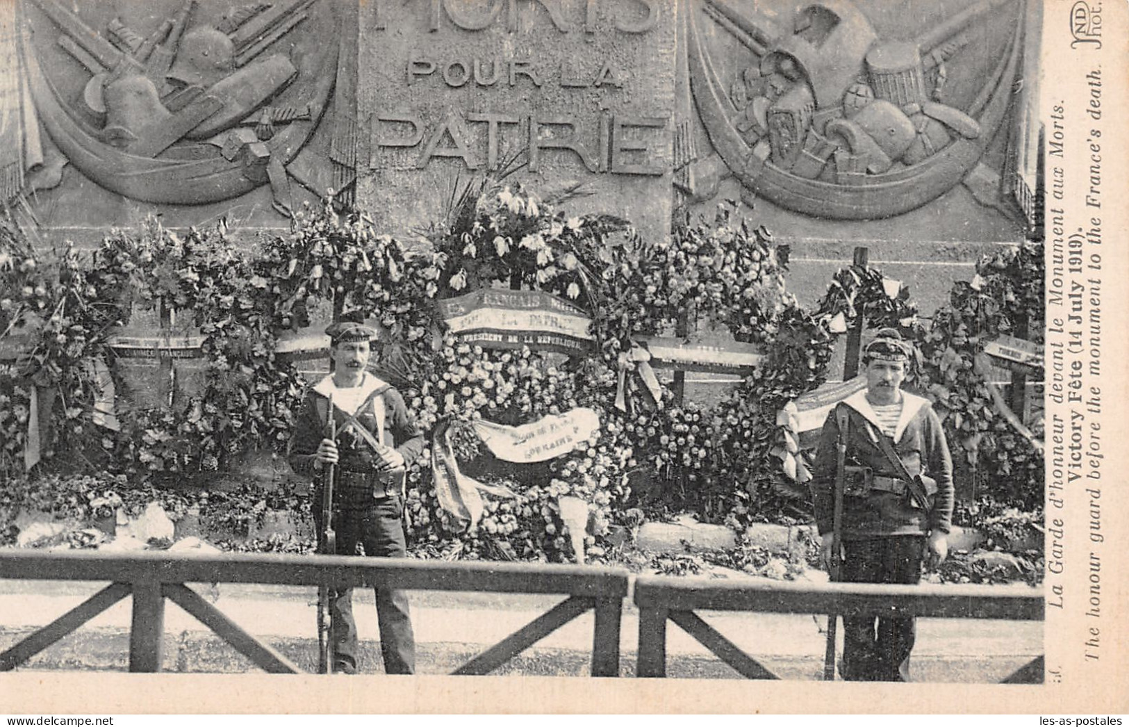 75 PARIS FETE DE LA VICTOIRE 1914 MILITARIA - Arc De Triomphe