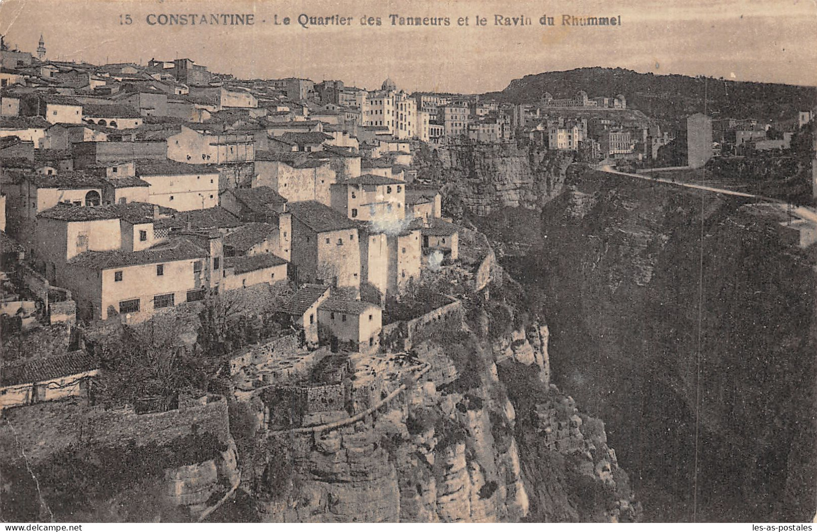 ALGERIE CONSTANTINE LE QUARTIER DES TANNEURS - Constantine