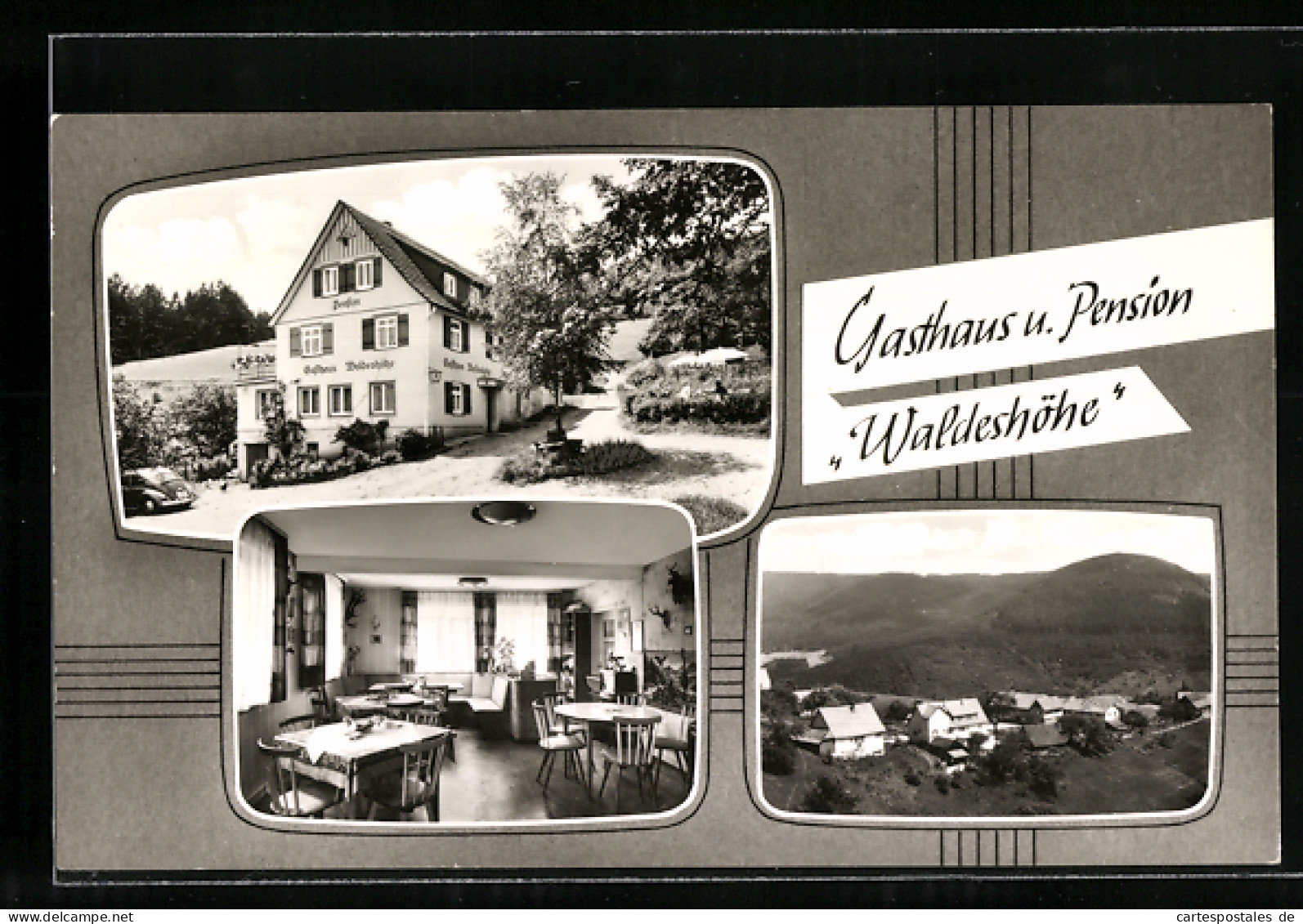 AK Huzenbach / Silberberg, Gasthaus Und Pension Waldeshöhe  - Autres & Non Classés
