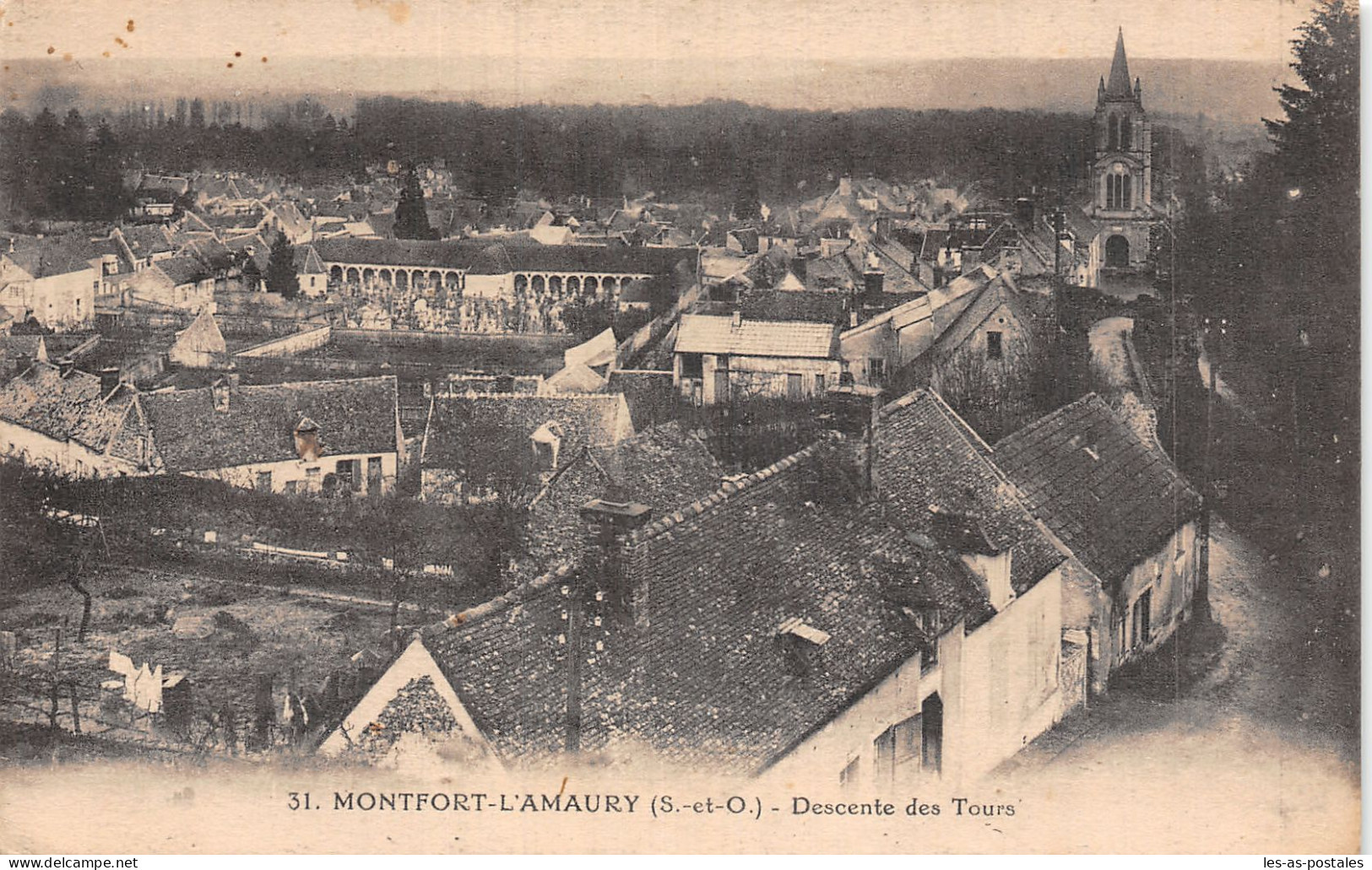 78 MONTFORT L AMAURY DESCENTE DES TOURS - Montfort L'Amaury
