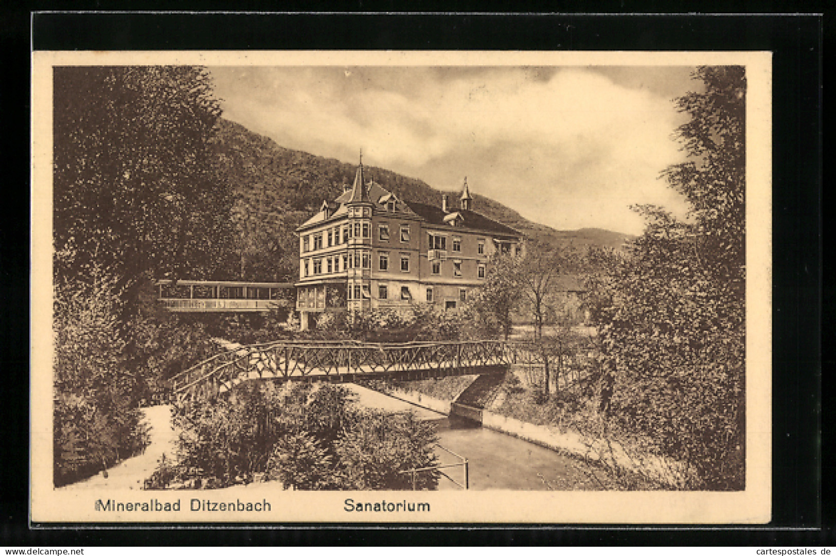 AK Ditzenbach, Das Sanatorium Des Mineralbades  - Autres & Non Classés