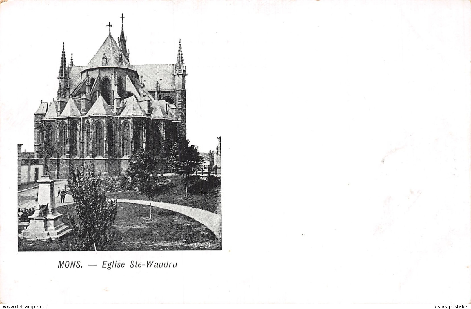 MONS L EGLISE STE WAUDRU - Mons