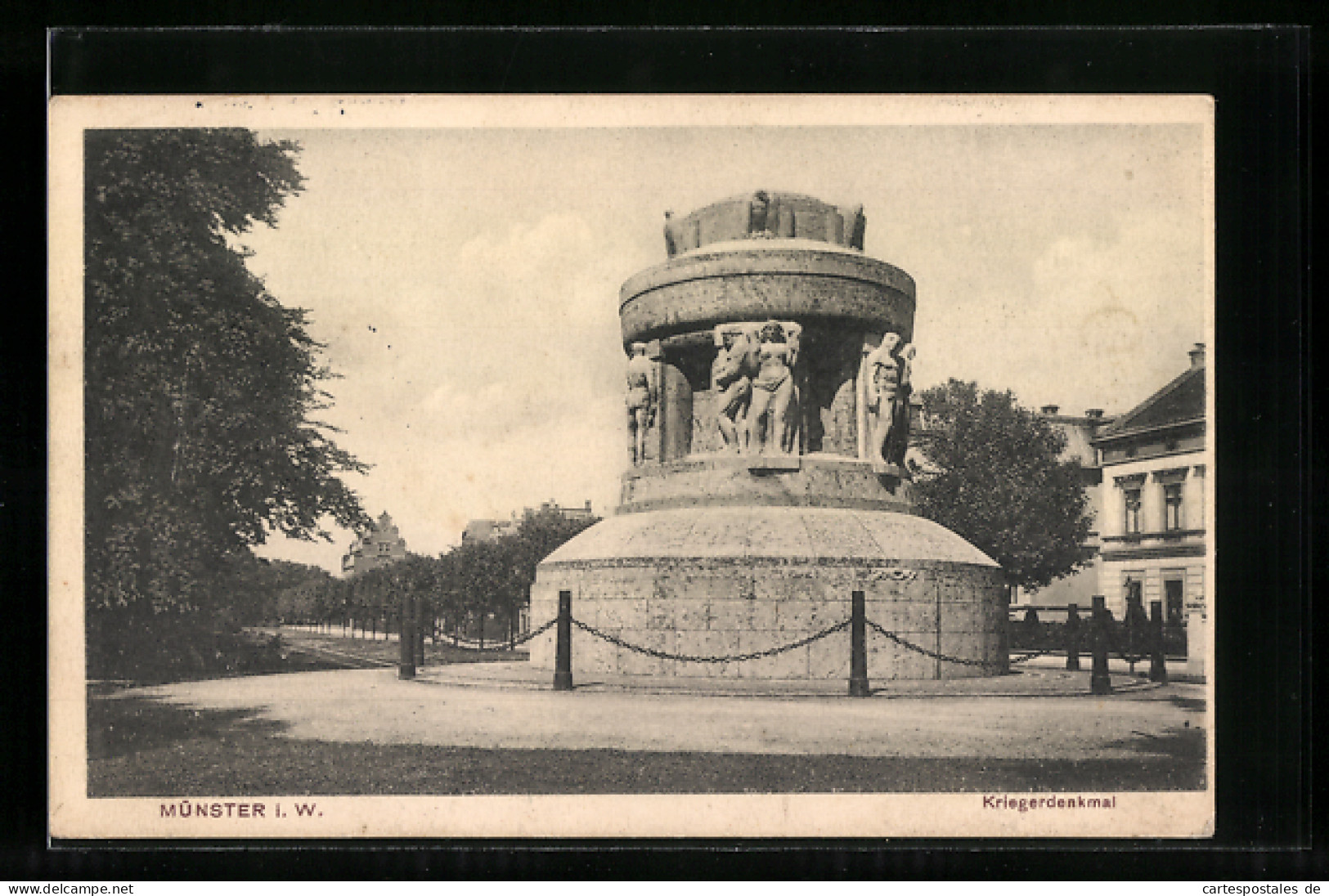 AK Münster I. W., Das Kriegerdenkmal  - Muenster