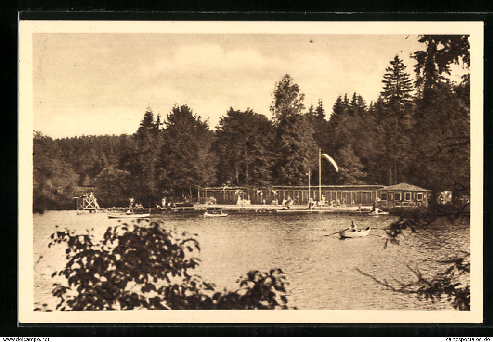 AK Buxheim Bei Memmingen, Strandbad Am Buxheimer Weiher Emil Kaufmann  - Memmingen