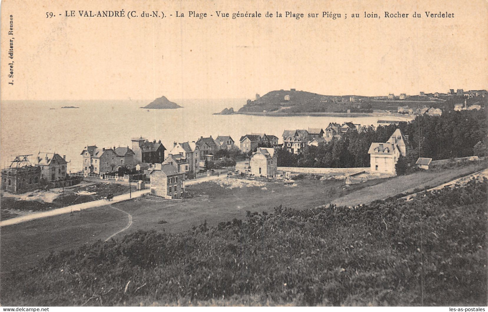 22 LE VAL ANDRE LA PLAGE SUR PIEGU - Pléneuf-Val-André