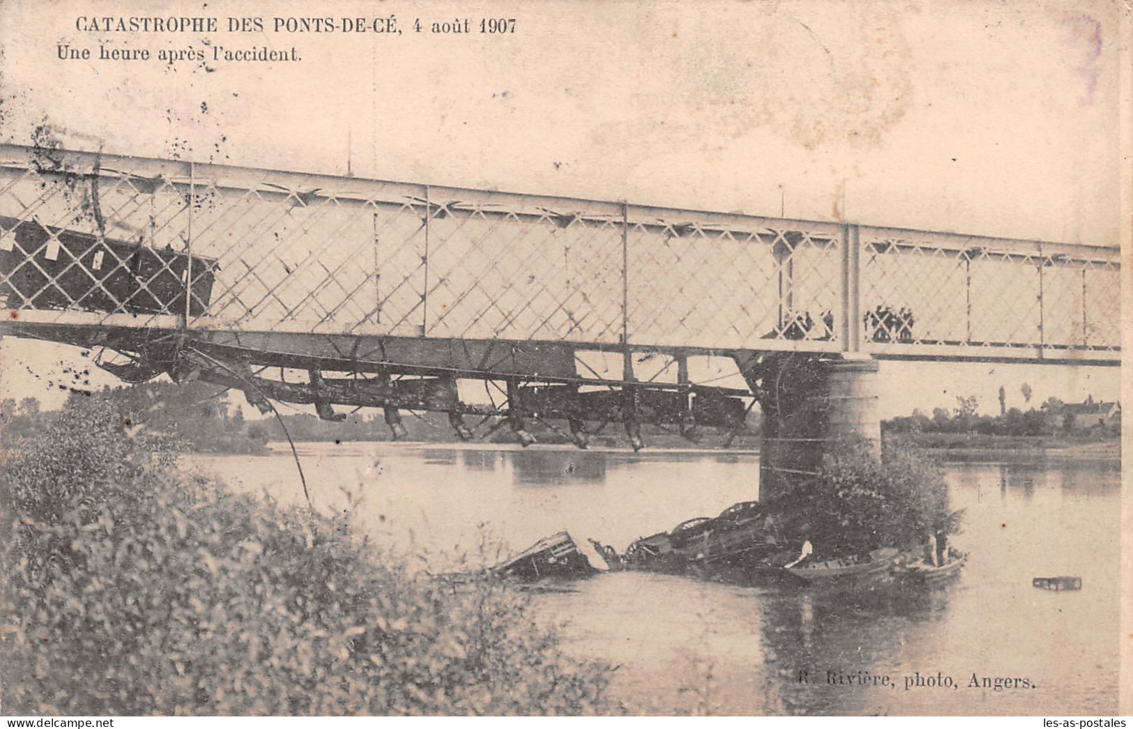 49 PONT DE CE CATASTROPHE UNE HEURE APRES L ACCIDENT - Altri & Non Classificati