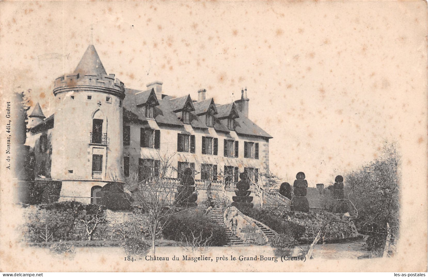 23 CHATEAU DE MASGELIER PRES DE GRAND BOURG - Sonstige & Ohne Zuordnung