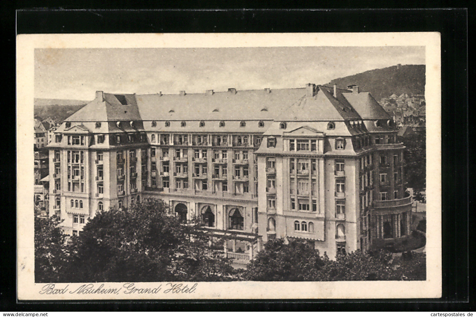 AK Bad Nauheim, Grand Hotel Aus Der Vogelschau  - Bad Nauheim